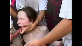 Teen (18+) Group Sex With Anal And Creampie Finish