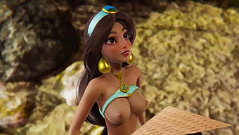 Disney Futa - Raya Se Fait Remplir De Sperme Par Jasmine Dans Un Porno 3d