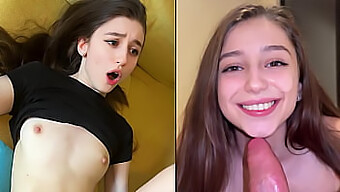 College Girl Gets Brutally Deepthroated And Fucked By Her Roommate