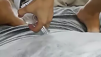 Masturbating With A Bottle And Getting Gaping