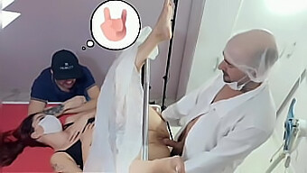 Husband Takes Wife To Weird Doctor For Oral And Fingering!