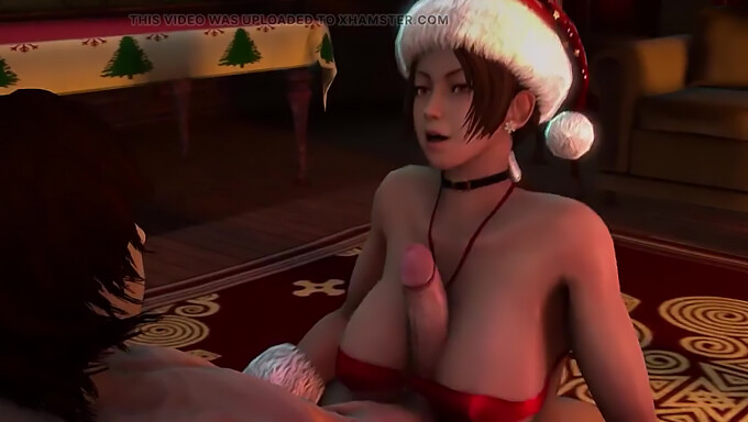 Experience The Magic Of Christmas With This Steamy Porn Video Featuring A Beautiful Brunette In 3d