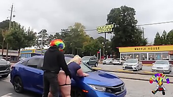 Blacked White: Public Ass Fucking In A Waffle House