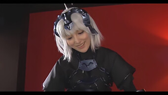 Cosplay Babe Kouří A Prstí V Japonštině