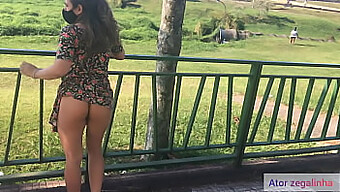 Public Cuckolding: Wife Flaunts Her Body Without Panties In A Dress