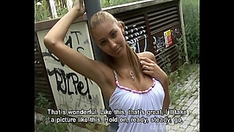 Czech Amateur Gets Down And Dirty On The Street