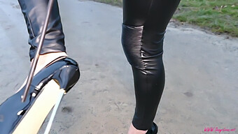 German Bdsm: Foot Fetish And Outdoor Walking