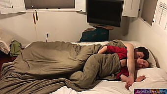 Amateur Stepmom Shares Bed With Stepson In Homemade Video