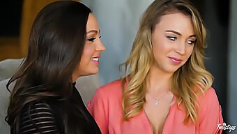 Busty Zoey Taylor And Abigail Mac'S Lesbian Party With Pussy Licking And Ass Kissing