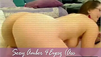 Nude Amber 4eyez'S Big Natural Tits On Ass Cam Show