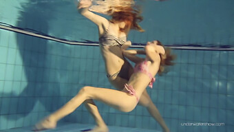 Underwater Lesbians: Two Blonde Teen (18+) Girls Get Nasty