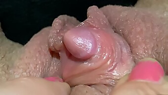 Hairy Pussy And Close Up View Of The Clitoris In This Amateur Video