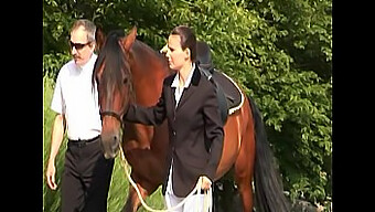 Harmony - A Young Girl'S First Experience At Riding School